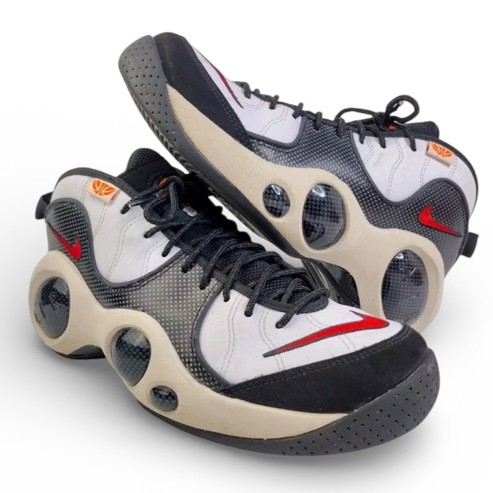 Nike Zoom Flight 95 White Red Orange JKidd Jason Kidd DX3955-100 Mens Size 9.5